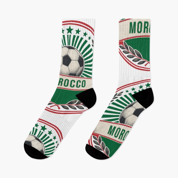 Item preview, Morocco Vintage Soccer Crest — Retro Maroc Football Badge Fan Emblem designed and sold by icemanphotos.