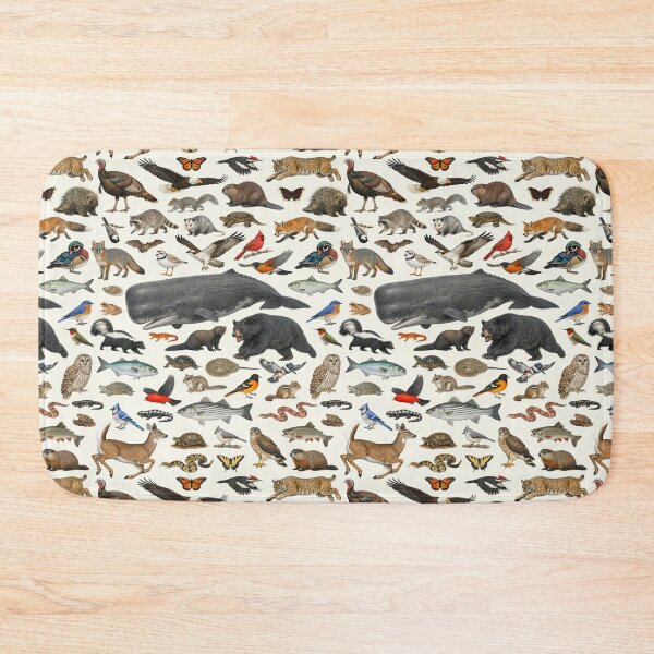 Item preview, Animals of Connecticut Retro Style Identification Chart designed and sold by kakarikihill.