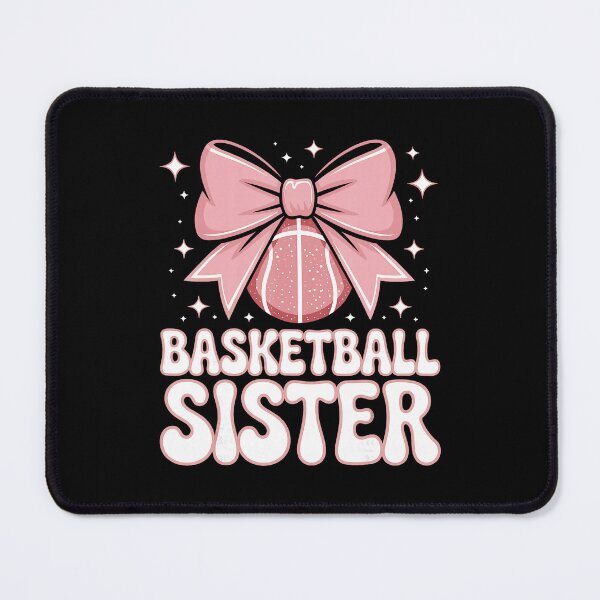 Item preview, Basketball Sister Pink Bow Game Day Spirit Cute Sports designed and sold by allistermariam.