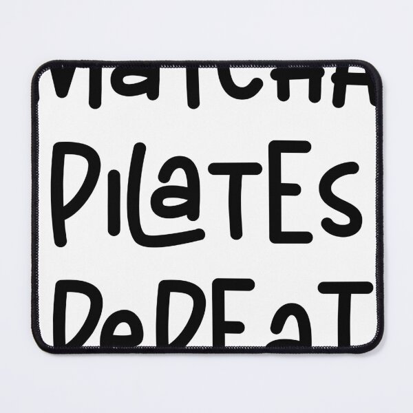 Item preview, Matcha pilates repeat quote designed and sold by GenZenClub.