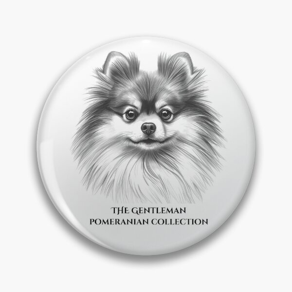 Item preview, Gentleman  Pomeranian | Elegant Dog Pencil Sketch designed and sold by VibeArtlyStudio.