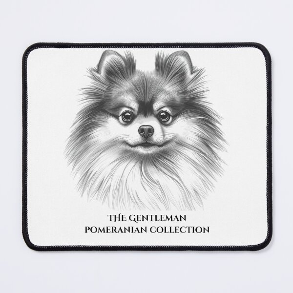 Item preview, Gentleman  Pomeranian | Elegant Dog Pencil Sketch designed and sold by VibeArtlyStudio.