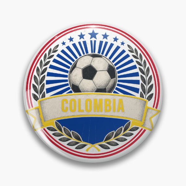 Item preview, Colombia Vintage Soccer Crest — Retro Colombian Football Badge Fan Emblem designed and sold by icemanphotos.