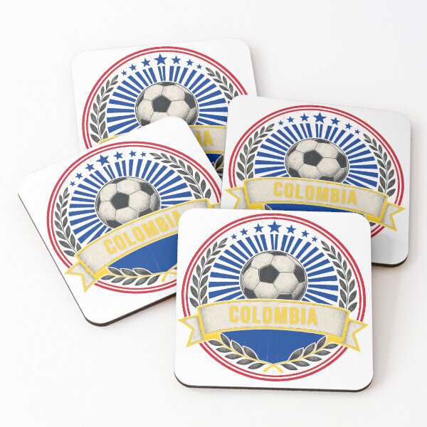 Item preview, Colombia Vintage Soccer Crest — Retro Colombian Football Badge Fan Emblem designed and sold by icemanphotos.
