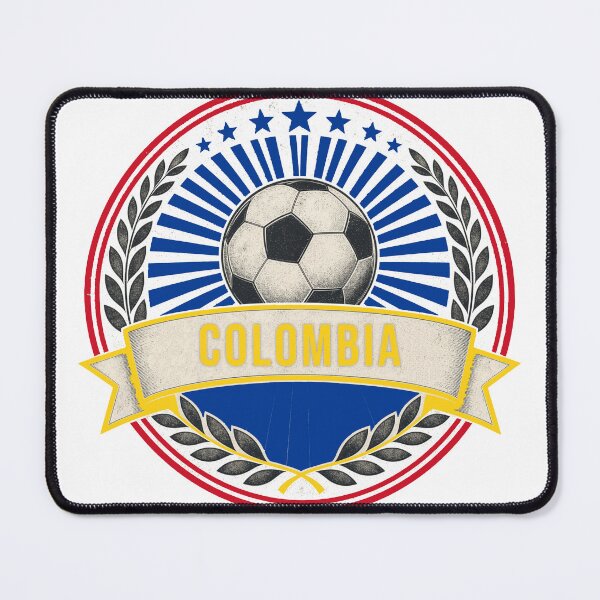 Item preview, Colombia Vintage Soccer Crest — Retro Colombian Football Badge Fan Emblem designed and sold by icemanphotos.