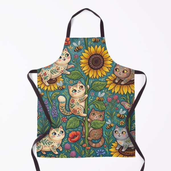 Item preview, Floral Garden Cats Paradise designed and sold by Iampoji.