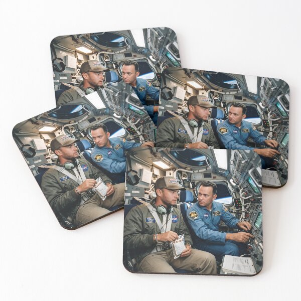 Item preview, Forrest Gump and Jim Lovell aboard the Apollo 13 designed and sold by WiseBow.