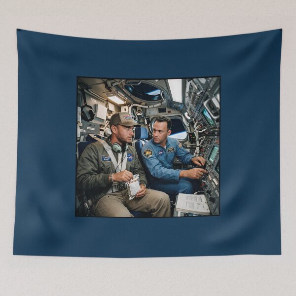 Item preview, Forrest Gump and Jim Lovell aboard the Apollo 13 designed and sold by WiseBow.