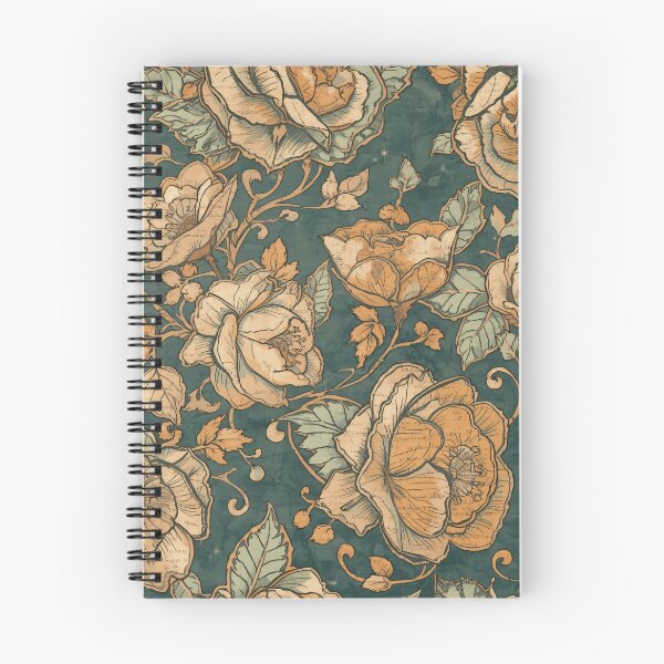 Item preview, Decoupage Vintage Damask Golden Flowers 1900 Nostalgia Pattern designed and sold by GrinGalore.