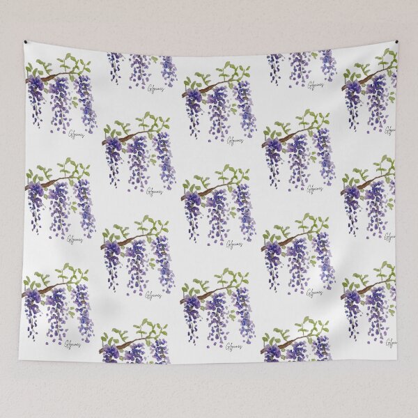 Item preview, Beautiful wisteria designed and sold by Les illustrations d'Adėle L..
