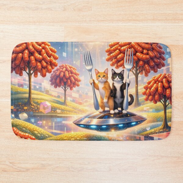 Item preview, Cats in Sausage Land designed and sold by M-Y-A-R-T-.