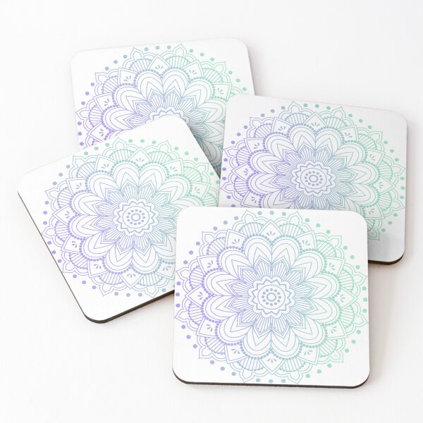 Item preview, Blue mandala ornament designed and sold by GenZenClub.