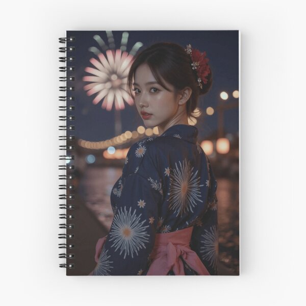Item preview, Fireworks Night Yukata Beauty designed and sold by SEIMEI2025.