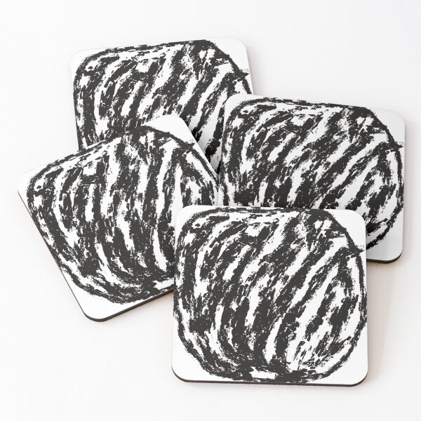 Item preview, Abstract Black and White Grunge Sphere Texture designed and sold by Ailiida.