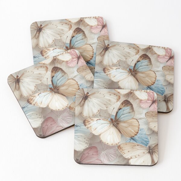Item preview, Soft Butterfly Pattern – Gentle Pastel Seamless Design for Kids & Decor designed and sold by Art70shop.