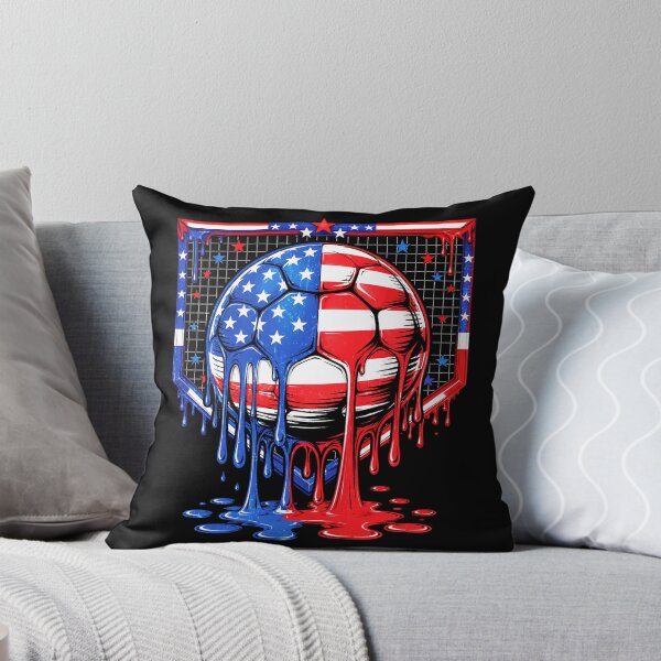 Artikelvorschau, USA Ice Cream Drip Soccer 4th of July Boys Kids entworfen und verkauft von elongatedjazz.