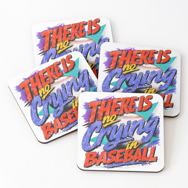 Item preview, There's No Crying in Baseball Funny Baseball Humor Retro Sports T-Shirt designed and sold by LVSMe.