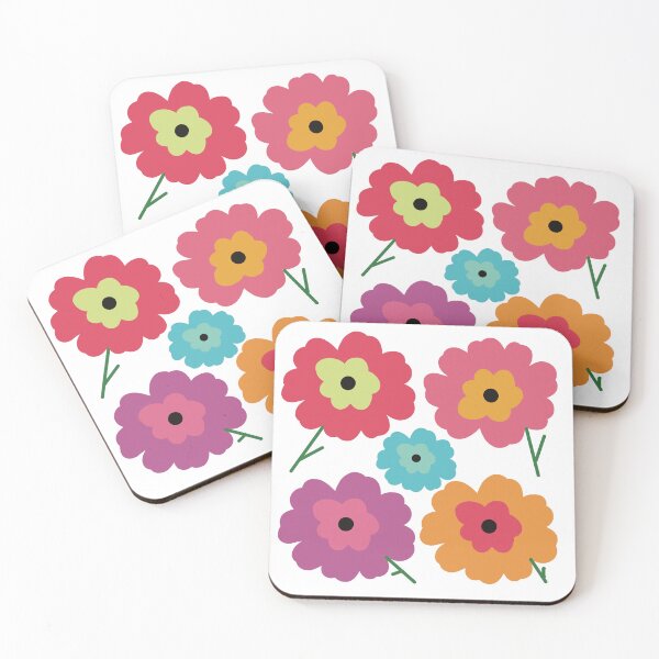 Item preview, Vibrant Retro 60s Floral Garden Pattern designed and sold by Ailiida.