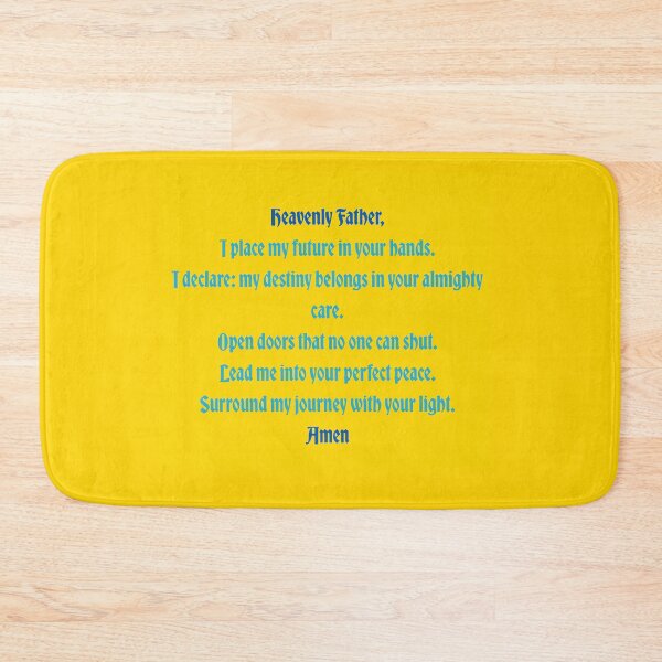 Item preview, Vectored Prayer in Blue and Yellow designed and sold by Catling-and-Co.
