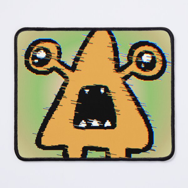 Item preview, Kawaii Orange Monster Eyes Antenna Open Mouth designed and sold by AstronautMerch.