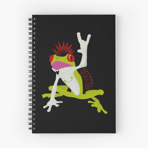 Item preview, Frog Punk — Rock’n Roll Never Dies designed and sold by Vanillandcrimes.