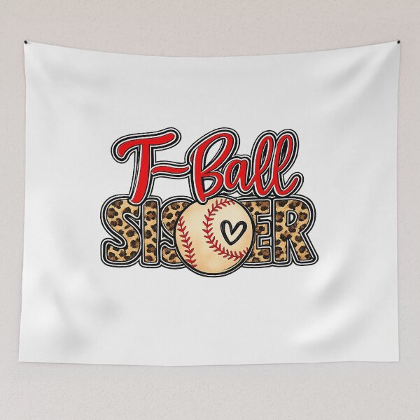 Item preview, T-Ball Sister Funny Baseball Sister Retro Youth Sports Family Gift designed and sold by ronakris009.