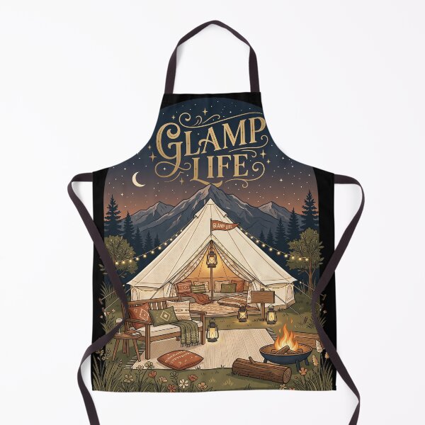 Item preview, Glamp Life - Luxury Camping And Glamping Design designed and sold by PGRprint.