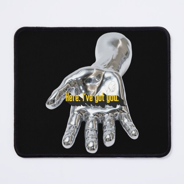 Item preview, Here I've Got You — Chrome Hand Reaching Out Support Art designed and sold by lenalenspod.