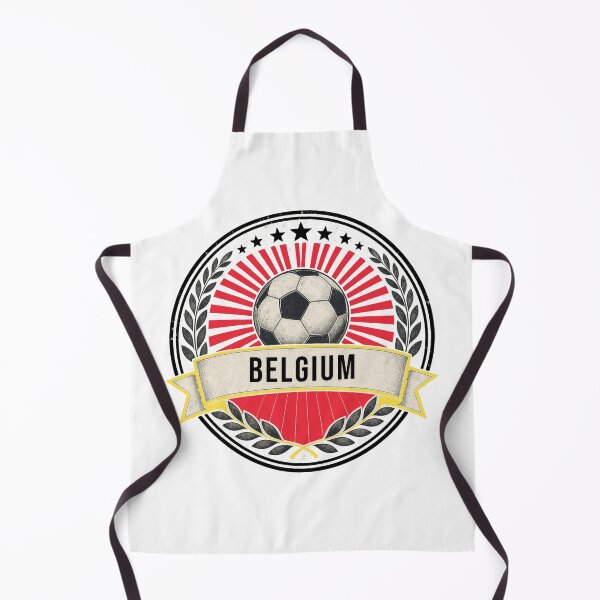 Item preview, Belgium Vintage Soccer Crest — Retro Belgian Football Badge Fan Emblem designed and sold by icemanphotos.