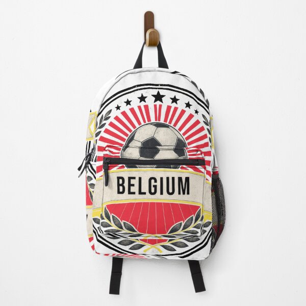 Item preview, Belgium Vintage Soccer Crest — Retro Belgian Football Badge Fan Emblem designed and sold by icemanphotos.