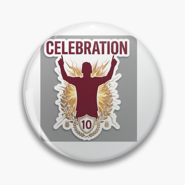 Item preview, Goal Celebration Sticker – Number 10 Champion designed and sold by HayaasBoutique.