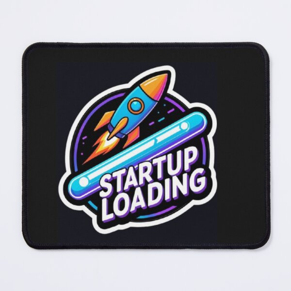 Item preview, Startup Loading Entrepreneur Sticker for Founders and Dreamers designed and sold by skillifyme.
