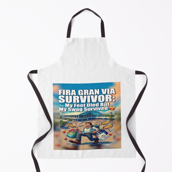 Item preview, Fira Gran Via Survivor – My Feet Died But My Swag Survived | Funny Barcelona Expo & Trade Show T-Shirt Design designed and sold by Sushikidsntoddlers.