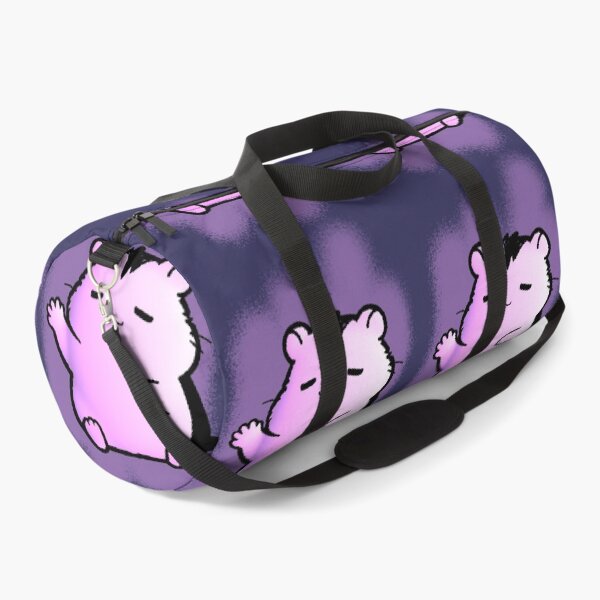 Item preview, Pink Hamster with Purple Aura Waving Relaxed designed and sold by AstronautMerch.