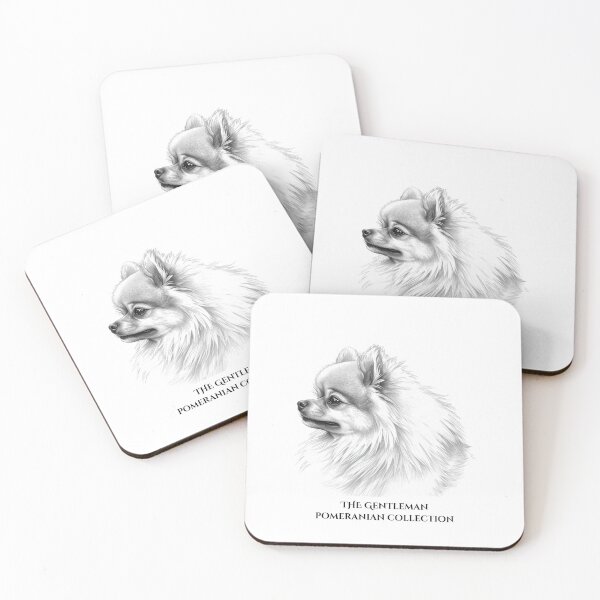 Item preview, Gentleman  Pomeranian | Elegant Dog Pencil Sketch designed and sold by VibeArtlyStudio.