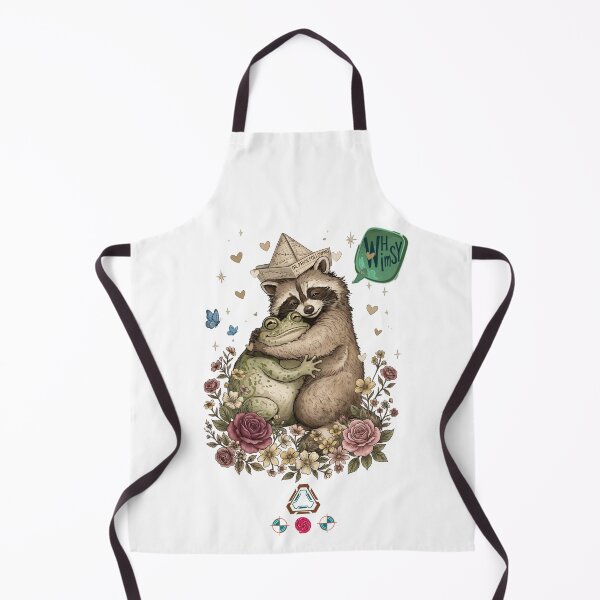 Item preview, Whimsy — Raccoon & Frog Hug designed and sold by m-yoga-store.