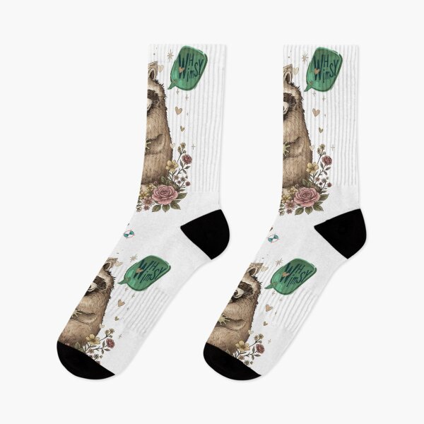 Item preview, Whimsy — Raccoon & Frog Hug   designed and sold by m-yoga-store.