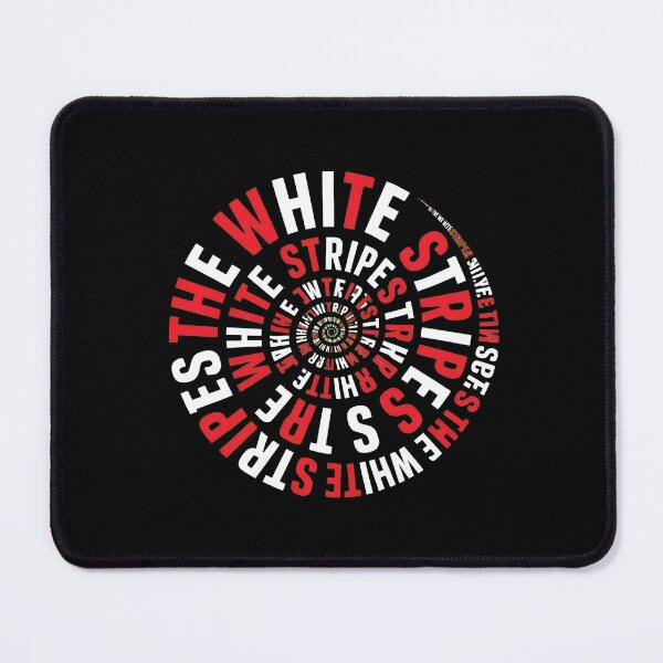 Item preview, The Whites Stripess Spiral Text Optical designed and sold by OdditiesByE.