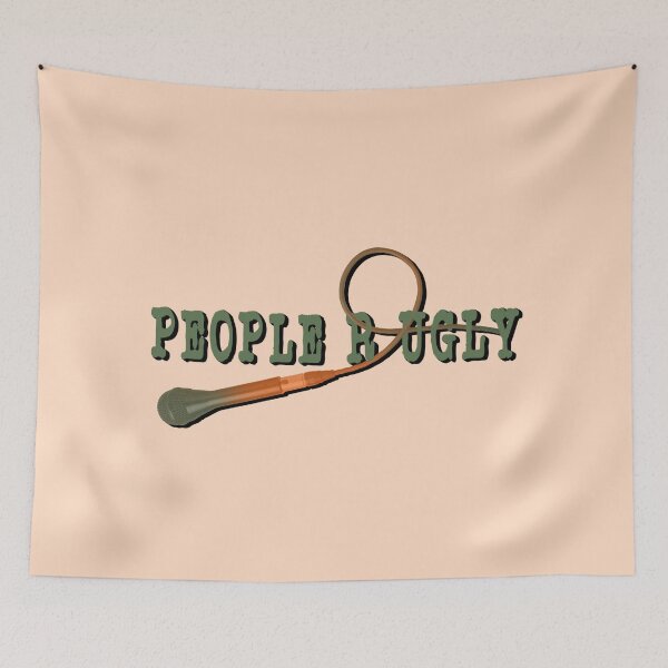 Item preview, people r ugly band designed and sold by trinketgal.