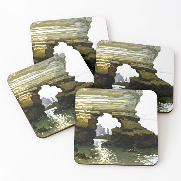 Item preview, Port d’Amont at Étretat: Impression of Towering Cliffs designed and sold by artdesignsnow.