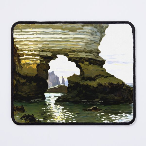 Item preview, Port d’Amont at Étretat: Impression of Towering Cliffs designed and sold by artdesignsnow.