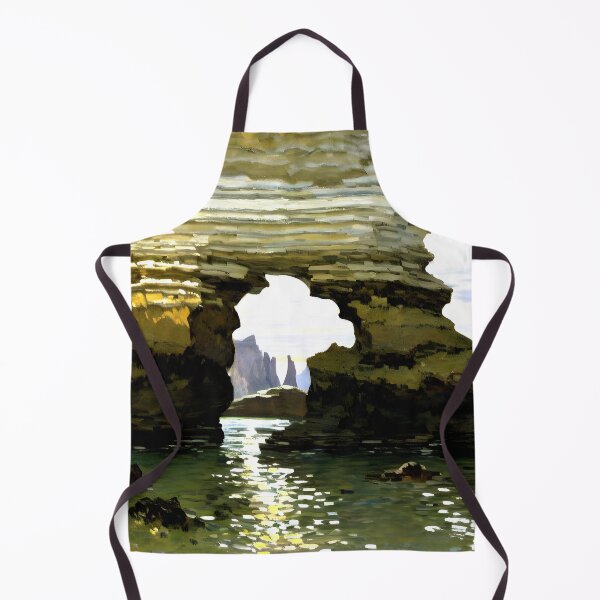 Item preview, Port d’Amont at Étretat: Impression of Towering Cliffs designed and sold by artdesignsnow.