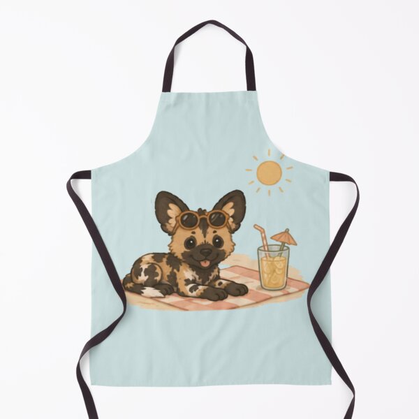Item preview, African Wild Dog on Vacation designed and sold by MellowMunchkins.