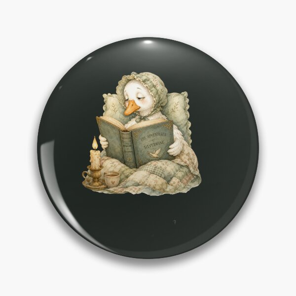 Item preview, Bedtime Reading Goose Book Club sticker designed and sold by The Silly goose country club.
