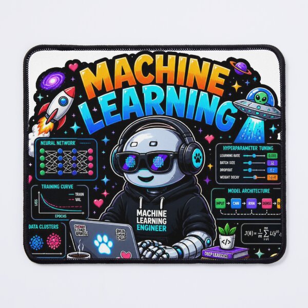Item preview, Machine Learning Engineer Sticker | AI Data Science Gift designed and sold by NuniDesigns.