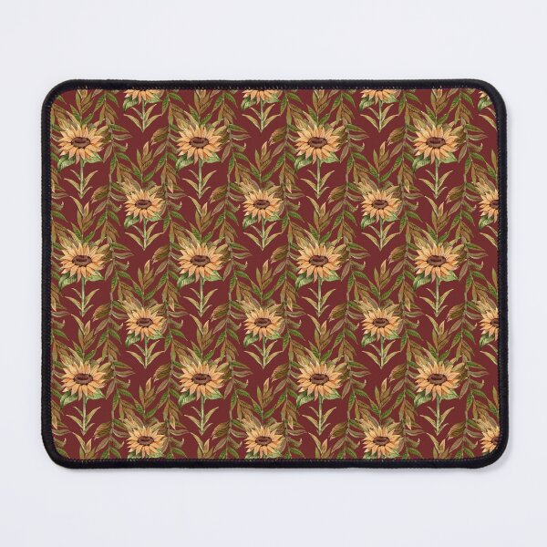 Item preview, Autumn Sunflower Watercolor Pattern designed and sold by SashaZinch.