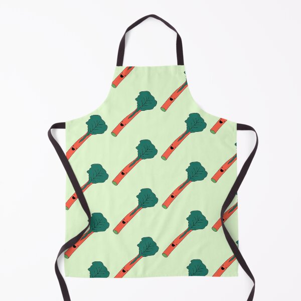 Item preview, Cute Smiling Rhubarb – Kawaii Vegetable Character Illustration designed and sold by EmeraldeaArt.