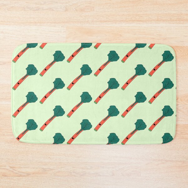 Item preview, Cute Smiling Rhubarb – Kawaii Vegetable Character Illustration designed and sold by EmeraldeaArt.