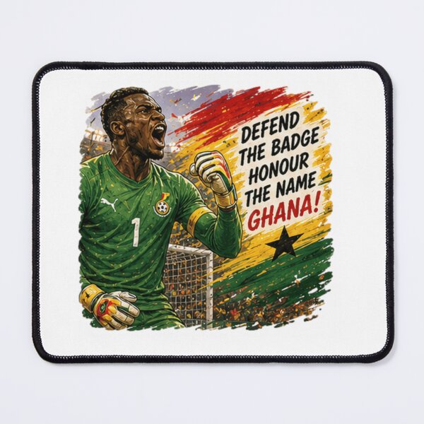 Item preview, Ghana World Cup 2026 Soccer Fan Design designed and sold by Pixanova.