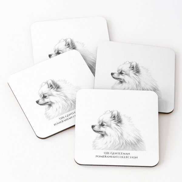 Item preview, Gentleman  Pomeranian | Elegant Dog Pencil Sketch designed and sold by VibeArtlyStudio.